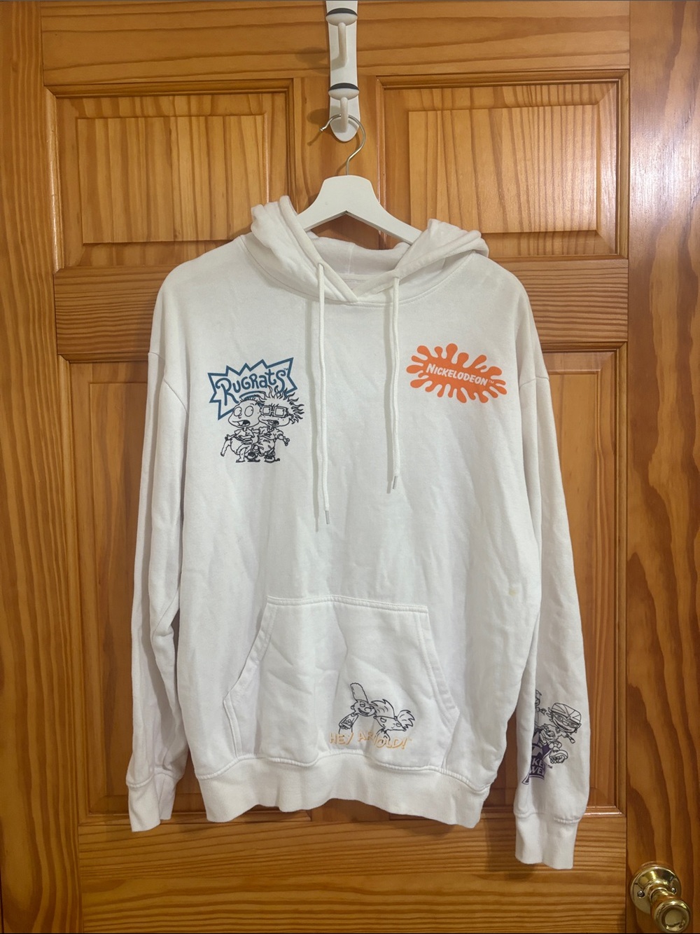 Nickelodeon Size Medium White Character Sweatshirt